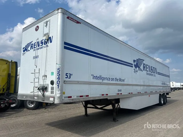 2020 Great Dane 53 ft x 102 in T/A Van Trailer