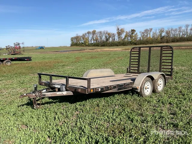 2008 PJ 16 ft T/A Flatbed Trailer