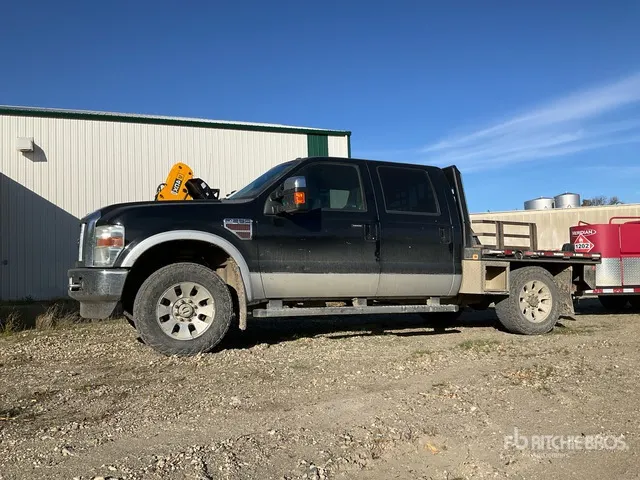 2010 Ford F-250 Lariat 4x4 Crew Cab Flatbed Truck
