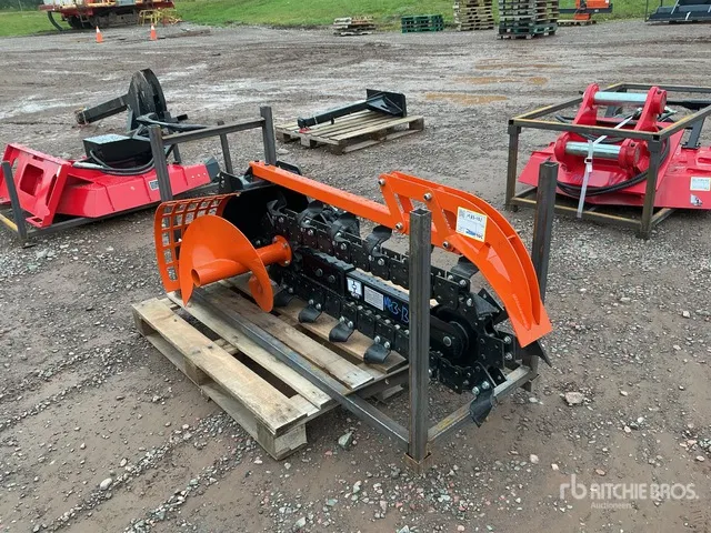 2026 GIYI GY-X39F 39 in Mini Skid Steer Trencher (Unused)