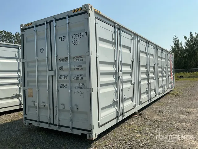 2026 40 ft High Cube Multi-Door Storage Container