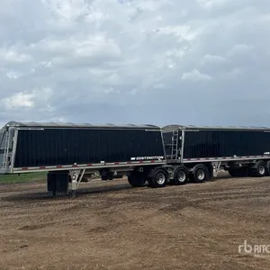 2019 Lode King Distinction 28 ft Tri/A Super B-Train Lead Grain Trailer