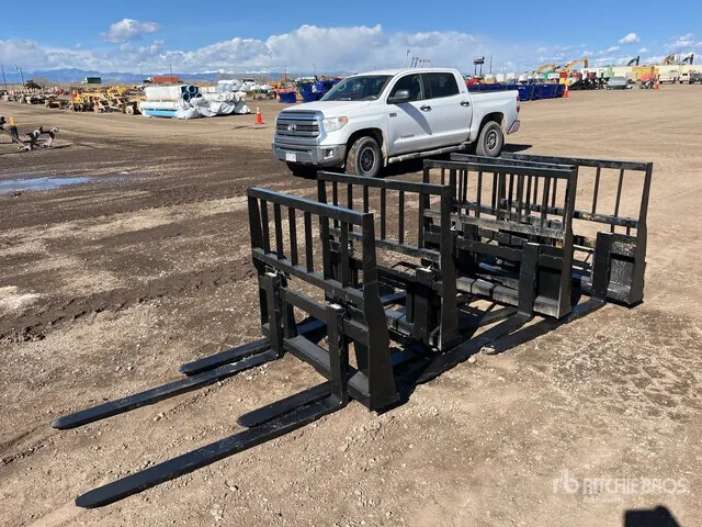 Quantity of (5) 2026 Mower King SA-100 48 in Heavy Duty Skid Steer Forks (Unused)