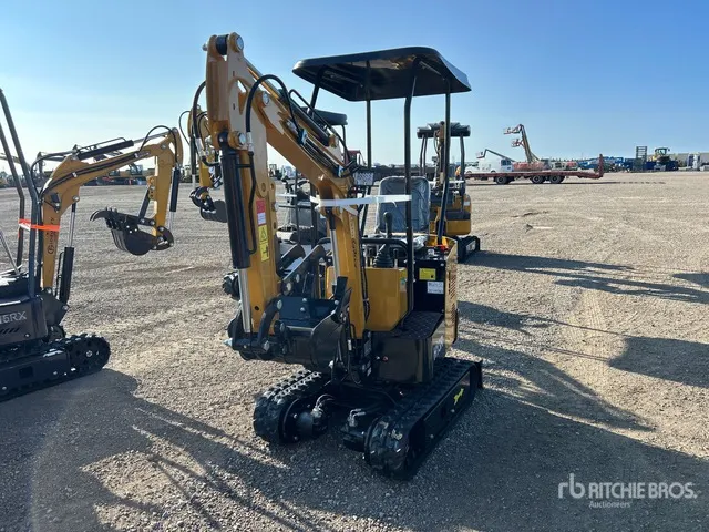 2026 CFG H13R Mini Excavator (Unused)
