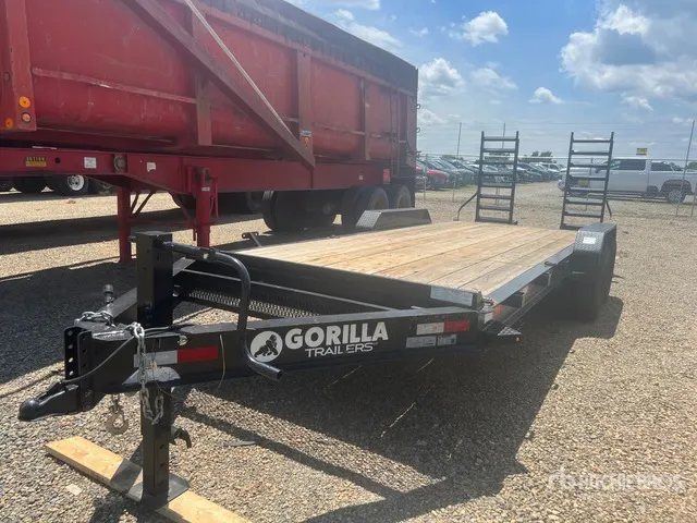 2024 Gorilla Trailers 20 ft T/A Equipment Trailer