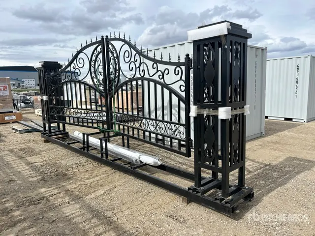 2026 Suihe NFG-20FGP-EU 20 ft Wrought Iron Bi-Parting Driveway Gate (Unused)