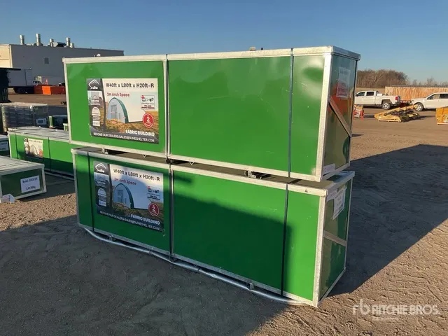 2026 Suihe S408020R 40 ft x 80 ft x 20 ft Storage Building (Unused)
