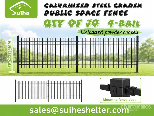 Quantity of (30) 2026 Suihe F-X-30-4 10 ft x 7 ft Fencing (Unused)