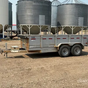 Flaman 14 ft T/A End Dump Trailer