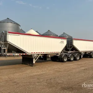 2018 Doepker 28 ft Tri/A Super B-Train Lead Grain Trailer