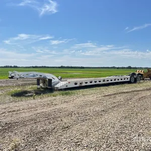 1997 Peerless 30 ft 16-Wheel Double Drop Removable Gooseneck Step Deck Trailer