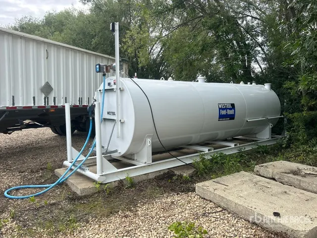 2013 Westeel 11000 L Skid Mounted Diesel Fuel Tank