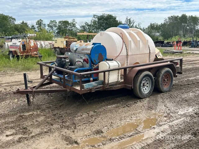 Delco Cobalt Super Skid T/A 12 ft Pressure Washer Trailer