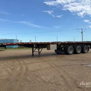 2011 Lode King 40 ton 44 ft Tri/A Flatbed Oilfield Trailer