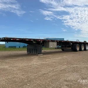 2012 Lode King 40 ton 53 ft Tri/A Flatbed Trailer