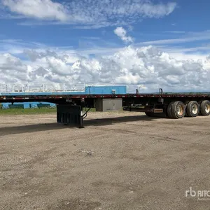 2013 Lode King 53 ft Tri/A Flatbed Trailer