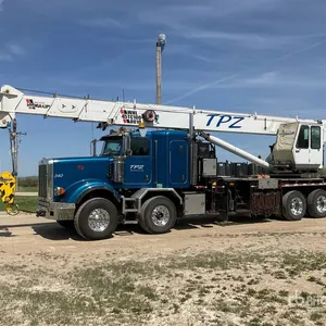 Weldco Hydra-Lift WHL45TC100 45 ton Straight Boom on 2014 Peterbilt 367 10x6 Sleeper Boom Truck