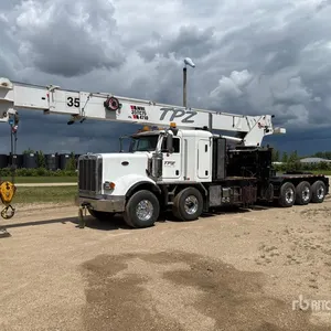 Weldco Hydra-Lift WHL35TC75 35 ton Straight Boom on 2013 Peterbilt 367 10x6 Sleeper Boom Truck