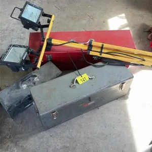 3- tool boxes, shop light
