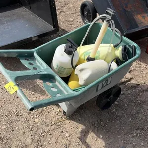 4 half sprayers. Yard cart