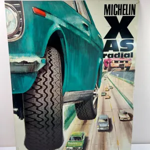 Michelin X As Radial Tin Poster