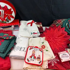 Christmas Linens and Kitchenware