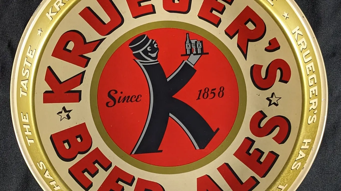 BEER TRAY KRUEGER'S BEER & ALES SINCE 1858