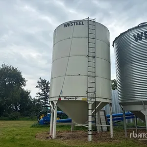 Westeel Magnum F 1416 +/- 90 ton 4 Ring Epoxy Lined Hopper Grain Bin