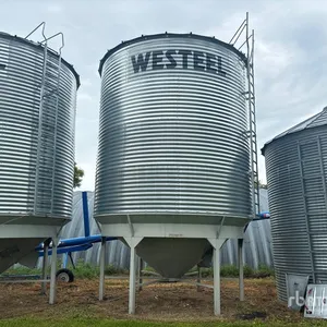 Westeel +/- 2400 bu 4 Ring Hopper Grain Bin