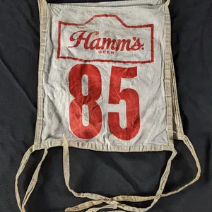 VINTAGE HAMMS BEER #85 SNOWMOBILE OR MOTORCYCLE RACE RACING BIB