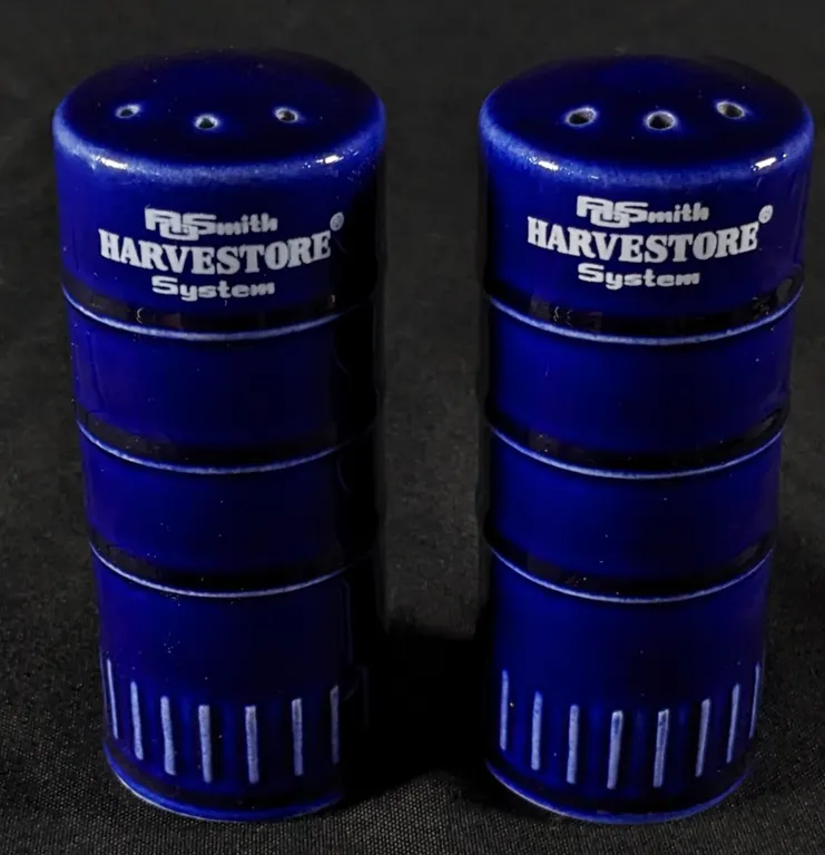 AO SMITH HARVESTORE SYSTEM SILO SALT & PEPPER SHAKERS