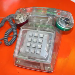 VINTAGE TRANSPARENT TELEPHONE