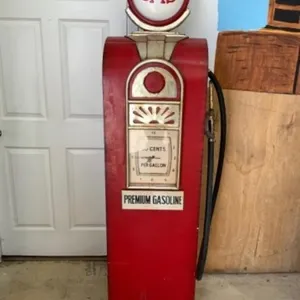 Wooden Gas Pump Replica