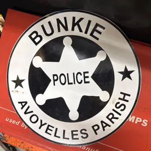BUNKIE POLICE MAGNETIC SIGN