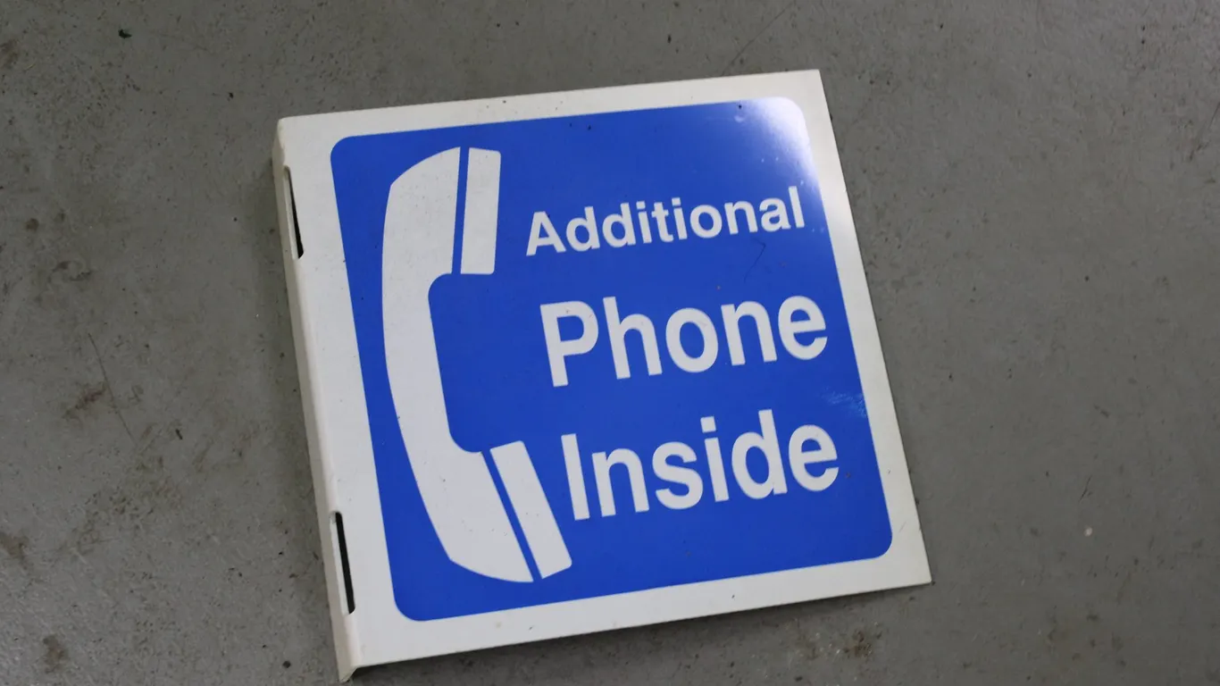 ADDITIONAL PHONE INSIDE SIGN