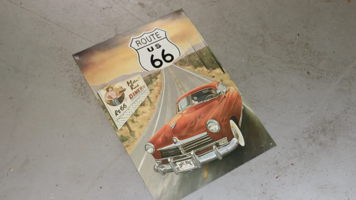ROUTE 66 AUTOMOTIVE SIGN