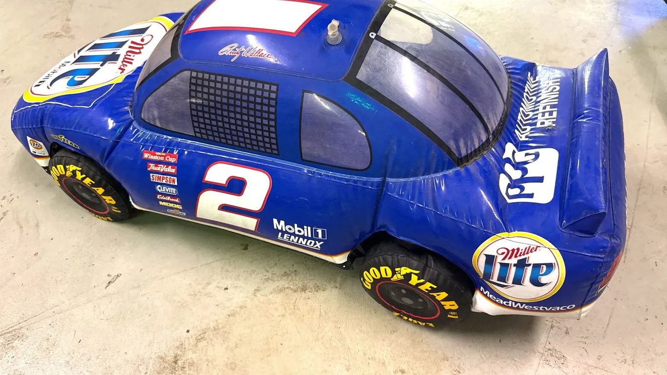 MILLER LITE NASCAR INFLATABLE CAR