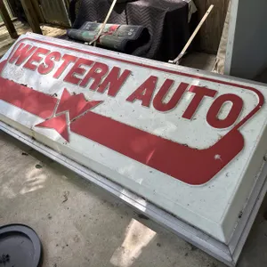 WESTERN AUTO ILLUMINATED SIGN