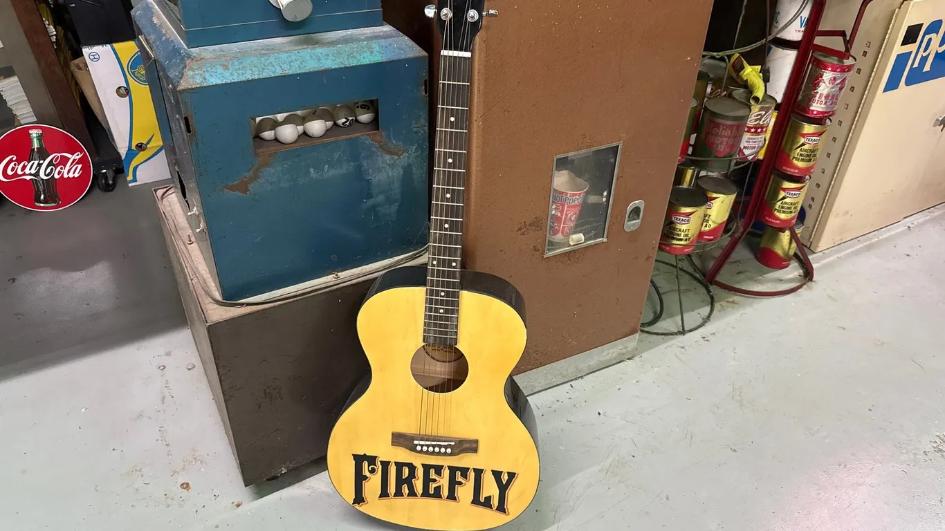 FIREFLY DISPLAY GUITAR WITH CASE