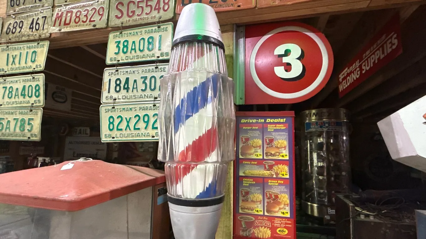 1950S JAPANESE BARBER POLE