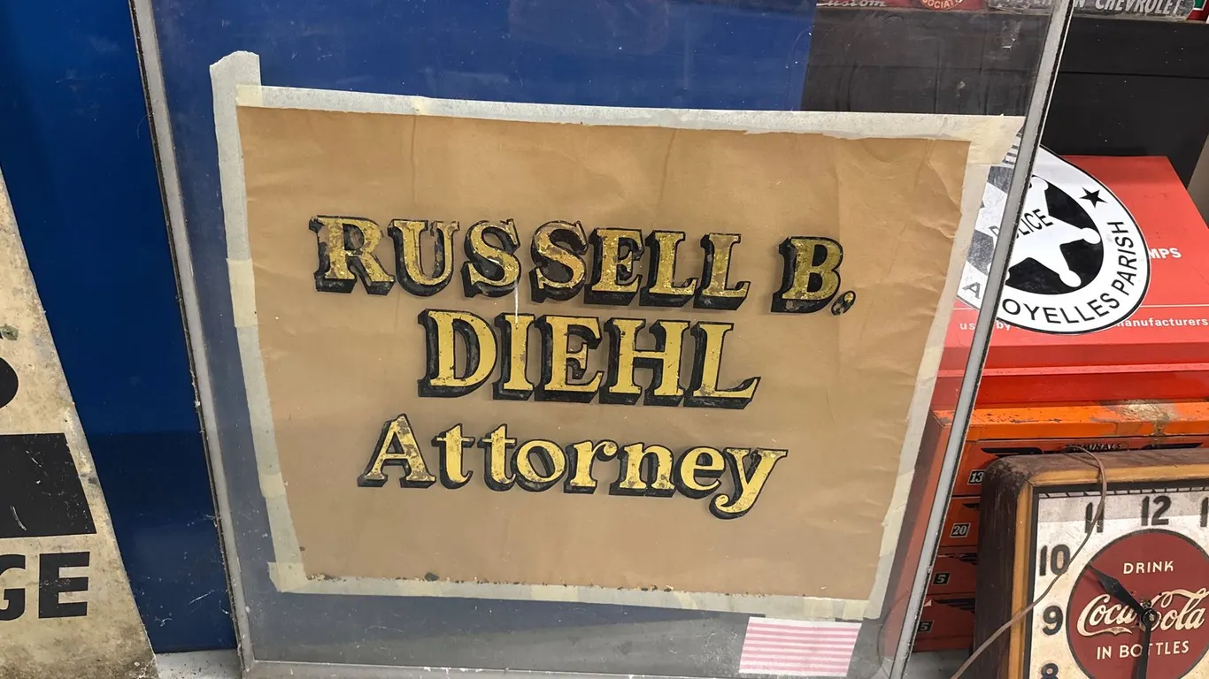 RUSSELL B. DIEHL ATTORNEY SIGN