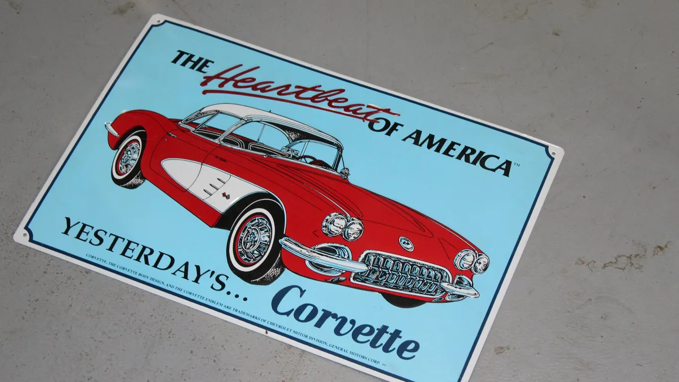 CORVETTE COLLECTOR SIGN