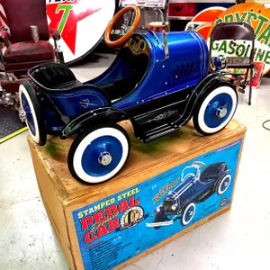 stamp steel pedal car classic roadster