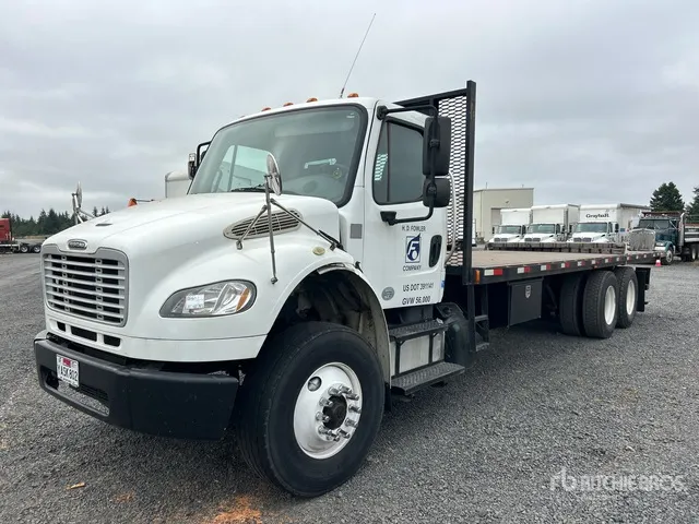 2014 Freightliner M2 106 6x4 Flatbed Truck (Inoperable)
