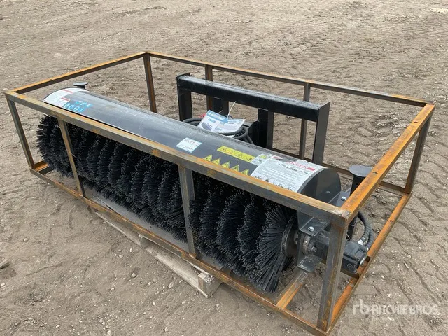 2026 Mower King SSAB72 72 in Skid Steer Broom (Unused)