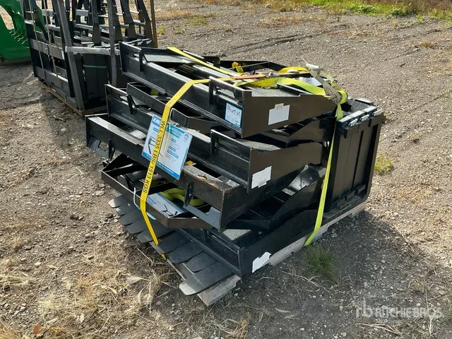 Quantity of (6) Pallets of 2026 Mower King SA 48 in Skid Steer Forks (Unused)