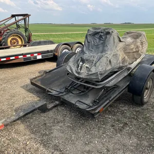 Single axle 2-place snowmobile trailer (No Title, Bill of Sale Only)