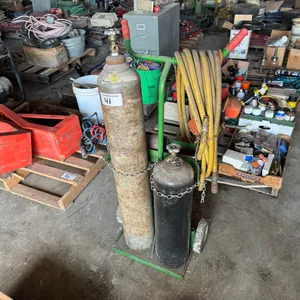 Torch cart w/ tanks & air hose