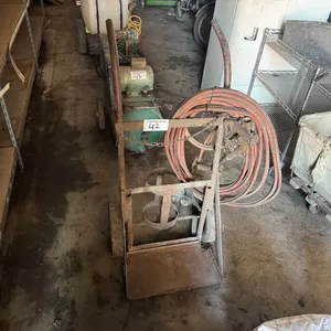 Torch cart w/ hose & gauges