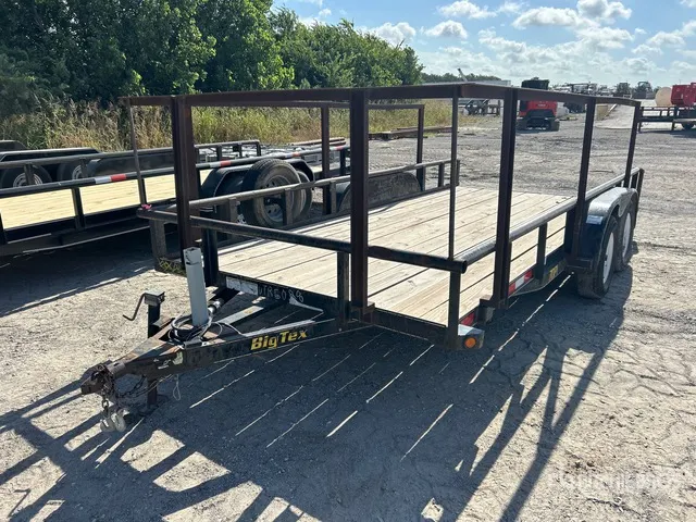 2014 Big Tex 70PI-16XBK 16 ft T/A Utility Trailer